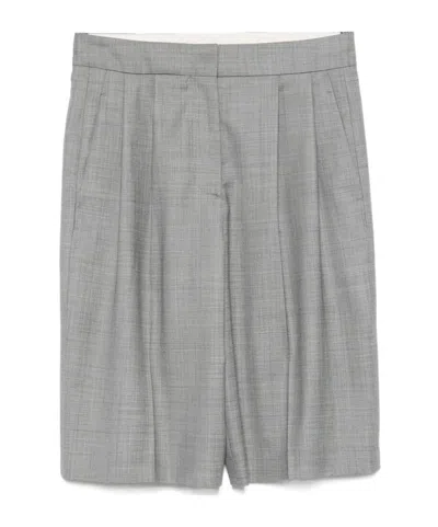 LOULOU STUDIO CREASED SHORTS