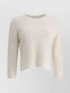 Loulou Studio Crew Neck Cropped Knitwear