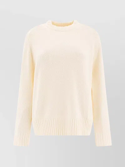 LOULOU STUDIO CREW NECK KNITWEAR TEXTURED FABRIC