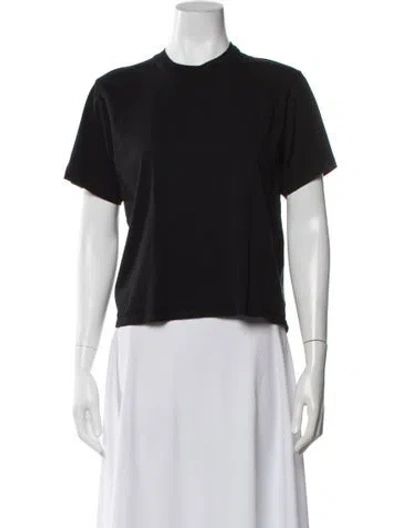 Pre-owned Loulou Studio Crew Neck Short Sleeve T-shirt In Black