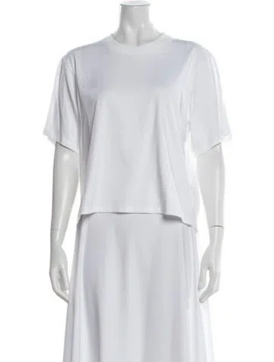 Pre-owned Loulou Studio Crew Neck Short Sleeve T-shirt In White