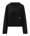 Loulou Studio Twisted-detail Cashmere Sweater In Black