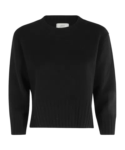 Loulou Studio Crew Neck Sweater In Black