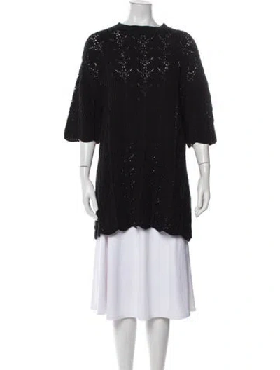 Pre-owned Loulou Studio Crew Neck Sweater In Black