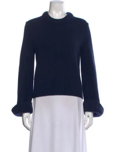 Pre-owned Loulou Studio Crew Neck Sweater In Black