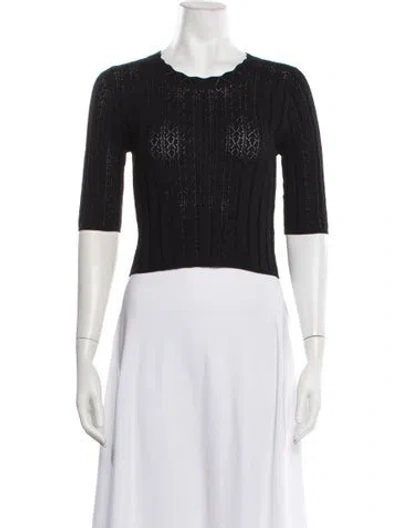 Pre-owned Loulou Studio Crew Neck Sweater In Black