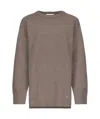 Loulou Studio Crew Neck Sweater In Brown