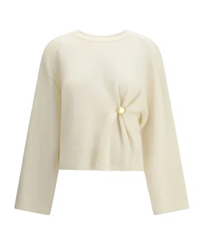 Loulou Studio Crew Neck Sweater In Neutral