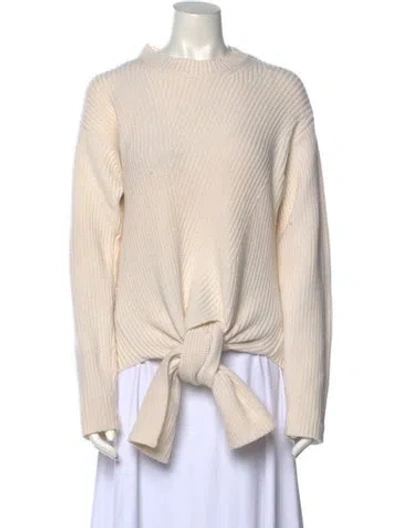 Pre-owned Loulou Studio Crew Neck Sweater In Neutral