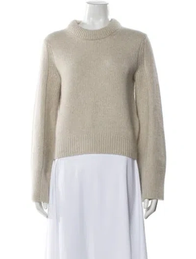 Pre-owned Loulou Studio Crew Neck Sweater In Neutral