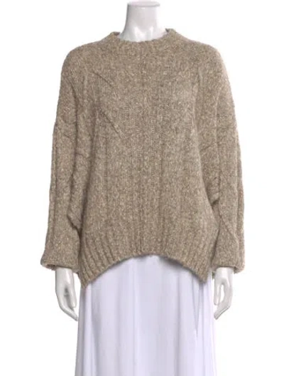 Pre-owned Loulou Studio Crew Neck Sweater In Neutral