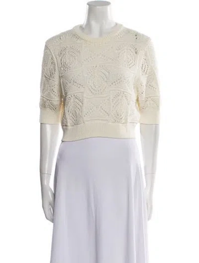 Pre-owned Loulou Studio Crew Neck Sweater In Neutral