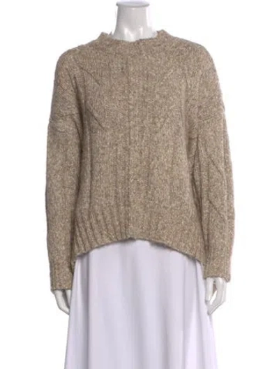 Pre-owned Loulou Studio Crew Neck Sweater In Neutral