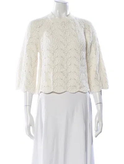 Pre-owned Loulou Studio Crew Neck Sweater In Neutral