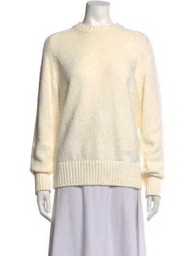 Pre-owned Loulou Studio Crew Neck Sweater In Neutrals
