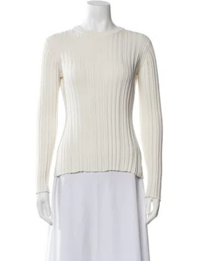 Pre-owned Loulou Studio Crew Neck Sweater In Neutrals