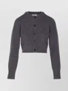 Loulou Studio Loulou Charcoal Cashmere Zephir Cardigan In Gray