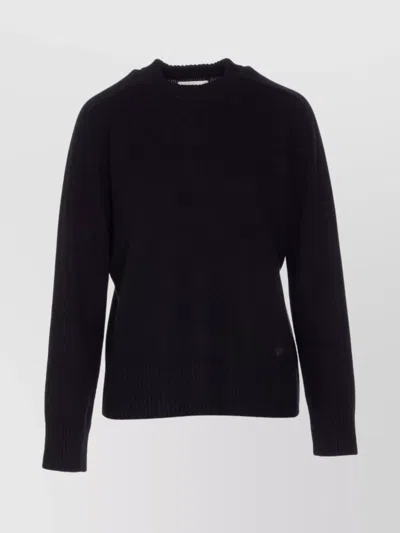 Loulou Studio Crewneck Knitwear Long Sleeves In Black