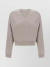 LOULOU STUDIO CROPPED CASHMERE V-NECK SWEATER
