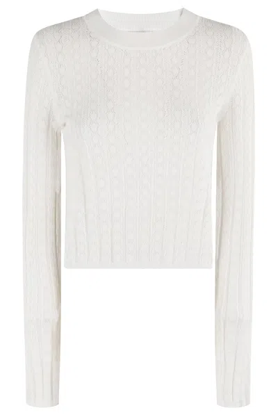 LOULOU STUDIO CROPPED SWEATER