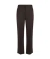 Loulou Studio Cropped Trousers In Black