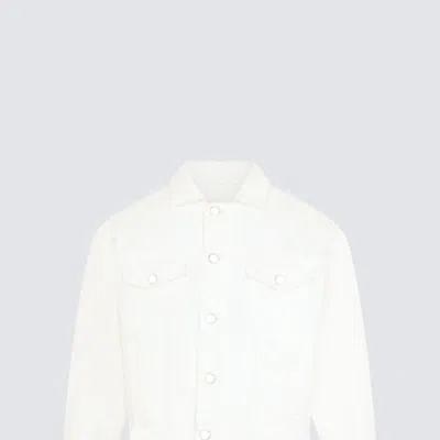 Loulou Studio Dave Denim Jacket Ivory In White