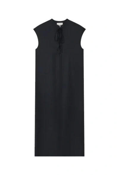 Loulou Studio Demeter Dress Woman Black In Silk