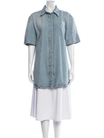 Pre-owned Loulou Studio Denim Jacket In Blue