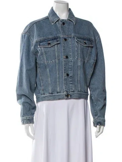 Pre-owned Loulou Studio Denim Jacket W/ Tags In Blue