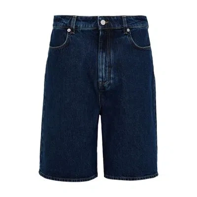 Loulou Studio Denim Shorts Isu In Blue