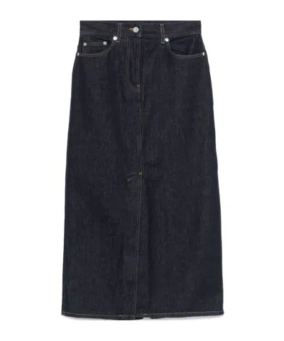 LOULOU STUDIO DENIM SKIRT