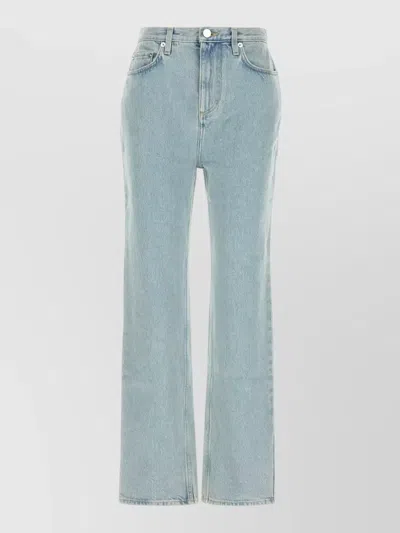 Loulou Studio Denim Straight-leg Jeans In Blue
