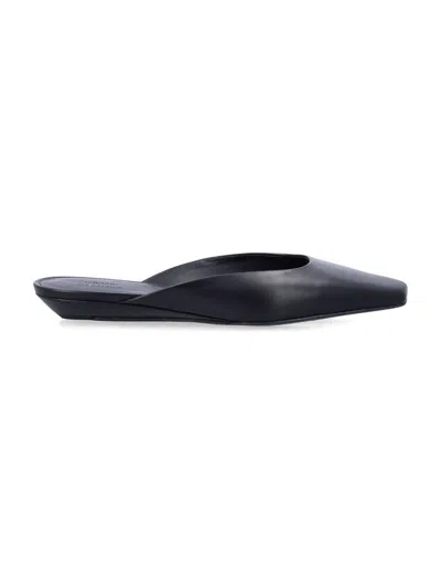 Loulou Studio Loulou Diane Black Leather Mules