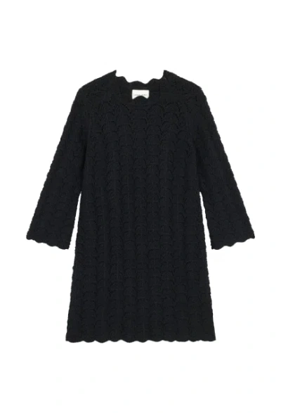 Loulou Studio Ditu Dress Woman Black In Cotton