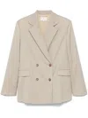 Loulou Studio Donau Blazer In 中性色