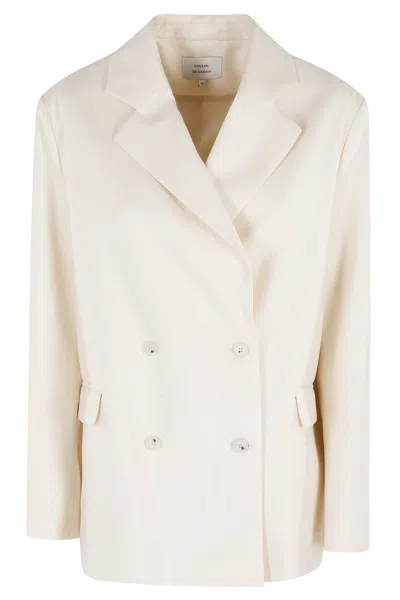 Loulou Studio Donau Lds Tailored Jacket In White