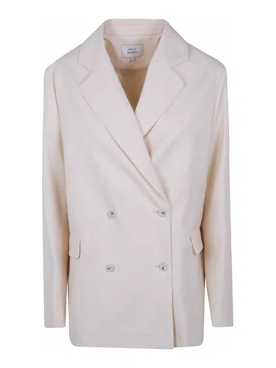 Loulou Studio Donau Tailored Jacket In Gold