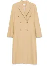 Loulou Studio Double-breasted Coat In Neutrals
