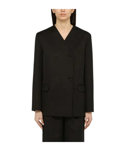 LOULOU STUDIO DOUBLE-BREASTED SUIT JACKET