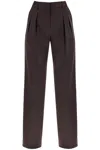 LOULOU STUDIO DOUBLE PLEAT TROUSERS