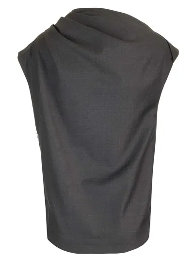 LOULOU STUDIO DRAPED BLOUSE