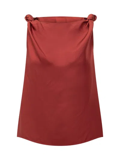 LOULOU STUDIO LOULOU STUDIO DRAPED SLEEVELESS TOP
