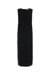 Loulou Studio Loulou Black Silk Blend Minga Dress In Black