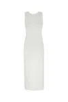 Loulou Studio White Cotton Rayna Dress In White