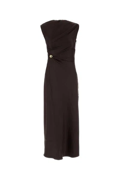 Loulou Studio Dress In Brown