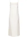 Loulou Studio Sulum Silk Midi Dress In Pink & Purple