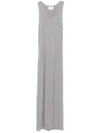 Loulou Studio Myron Maxi Dress In Concrete Grey