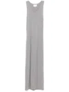 Loulou Studio Myron Maxi Dress In Concrete Grey