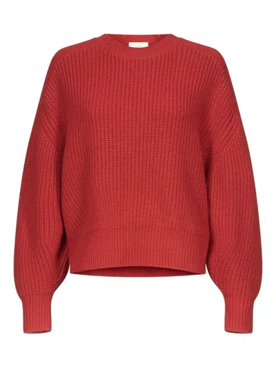 Loulou Studio Drop-shoulder Ribbed Sweater In Animal Print