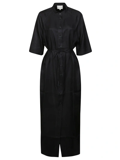 Loulou Studio Durion Long Dress In Black